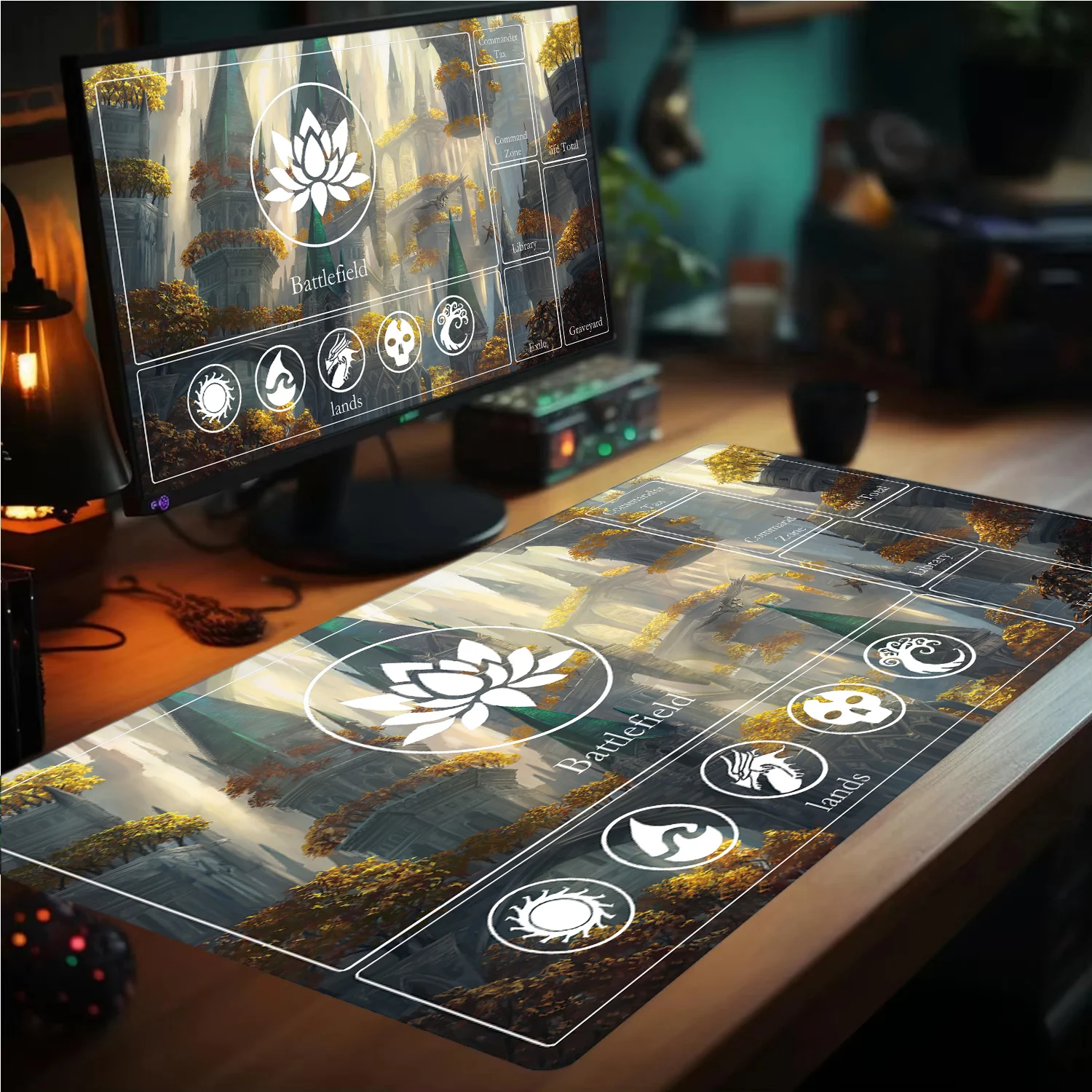 MTG TCG Symbolic Trading Card Pad Mouse Pad Large mouse pad, desk pad, anti slip base, washable for office and home use
MTG TCG Symbolic Trading Card Pad Mouse Pad Large mouse pad, desk pad, anti slip base, washable for office and home use