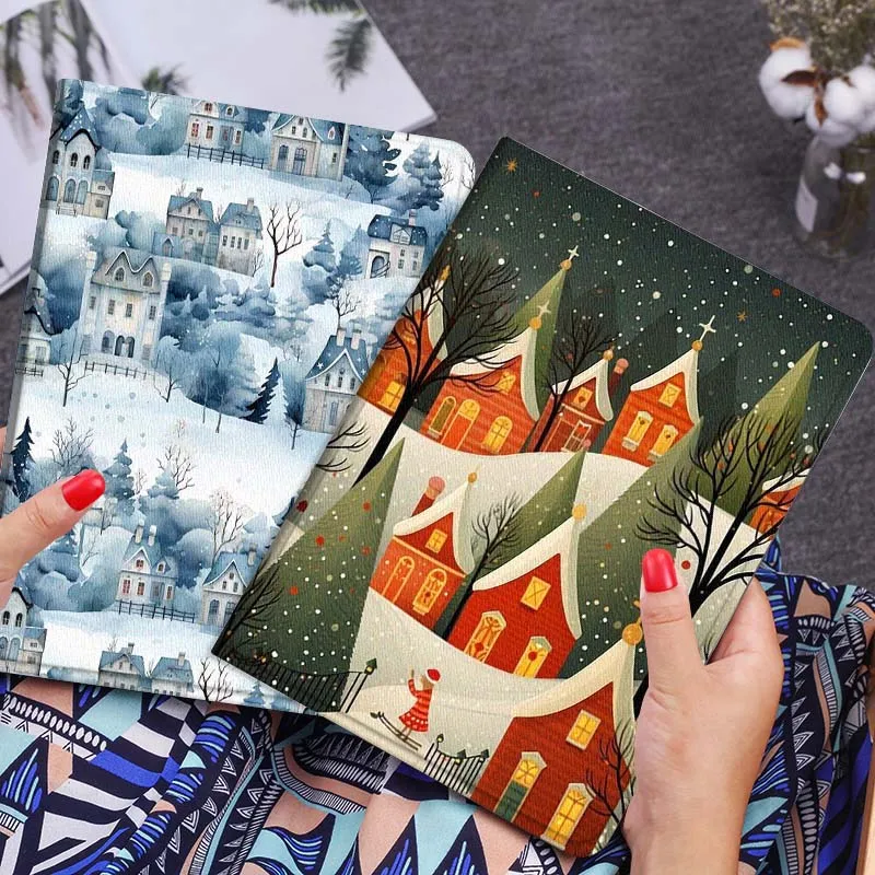 Cartoon Snowy House Scene Gift Tablet Case For Huawei Honor MatePad MediaPad Air 5 6 7 11 V6 V7 V8 V9 X9 X8 T10 T10s C5e T5
Cartoon Snowy House Scene Gift Tablet Case For Huawei Honor MatePad MediaPad Air 5 6 7 11 V6 V7 V8 V9 X9 X8 T10 T10s C5e T5