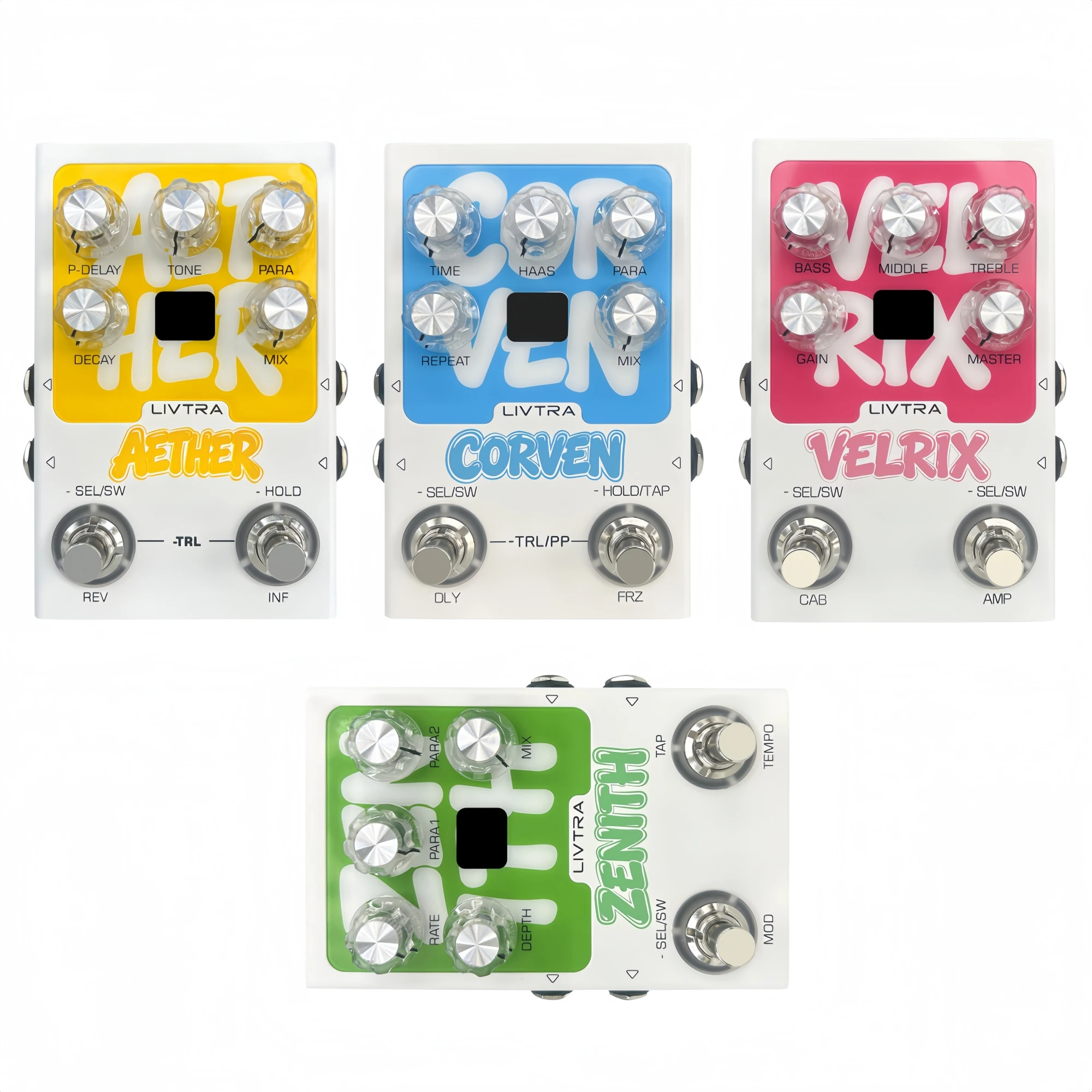 LIVTRA VELRIX/AETHER/CORVEN/ZENITH True Stereo I/O Reverb Single Effect, Dual In&Out Digital Stereo Reverb for Live Band&Studio
LIVTRA VELRIX/AETHER/CORVEN/ZENITH True Stereo I/O Reverb Single Effect, Dual In&Out Digital Stereo Reverb for Live Band&Studio