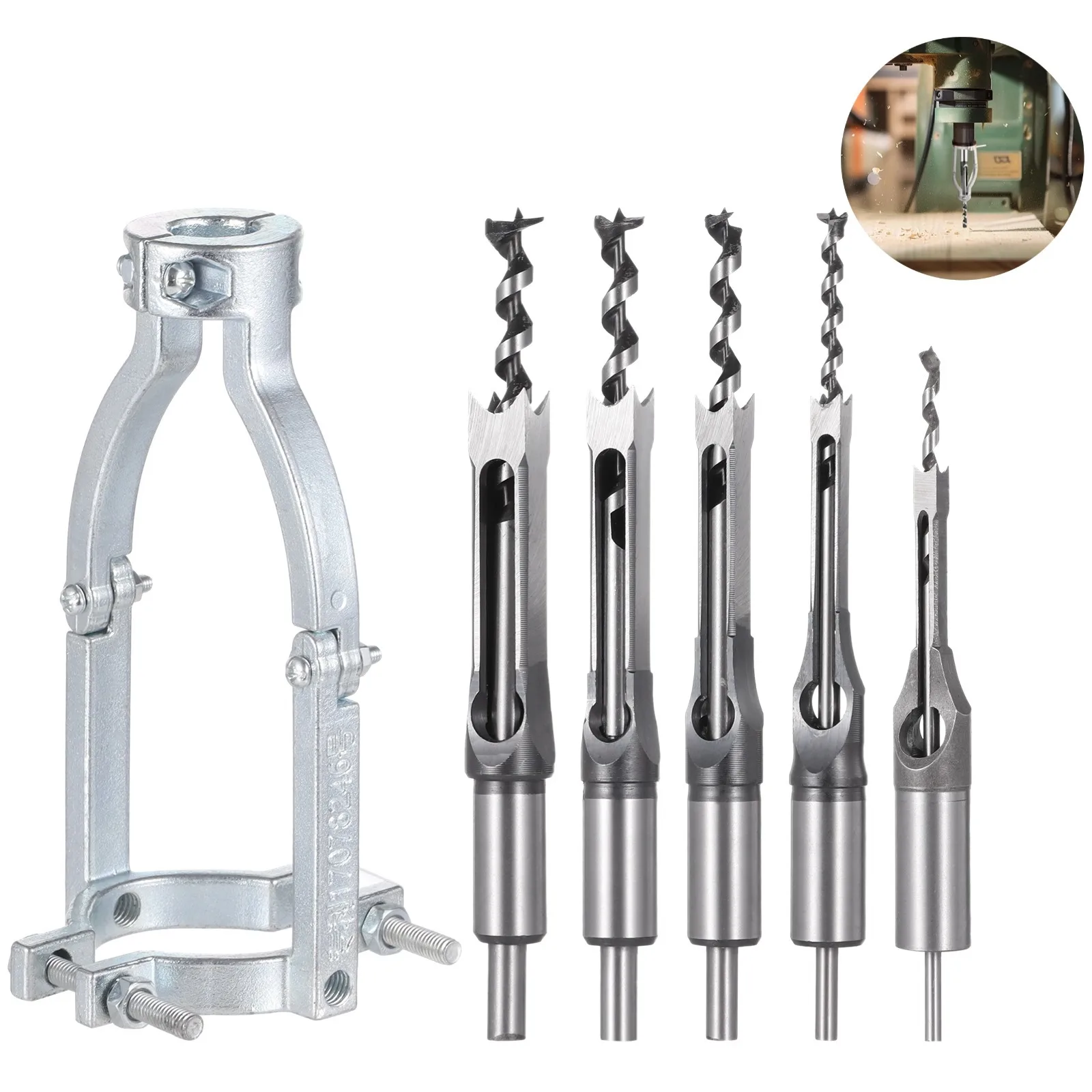 Square Hole Drill Bit Adapter Mortising Chisel Wood Square Hole Mortising Drill Bits Power Tool Accessories For Drill Machines
Square Hole Drill Bit Adapter Mortising Chisel Wood Square Hole Mortising Drill Bits Power Tool Accessories For Drill Machines