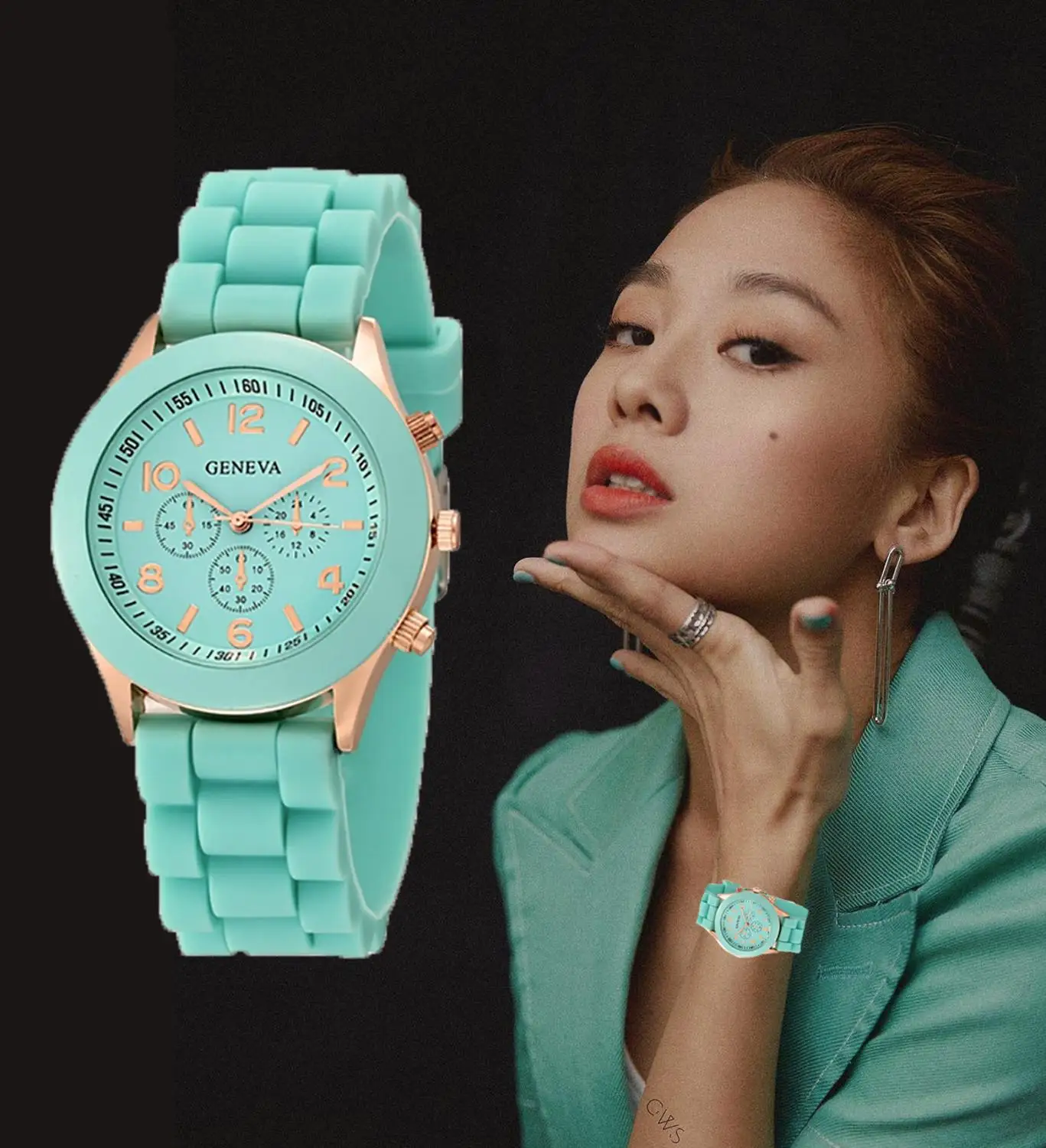 Women Watches 2021 New Fashion Luxury Brand Women's Watch Silicone Strap Quartz Wrist Watch For Female Relogio Feminino Zegarki
Women Watches 2021 New Fashion Luxury Brand Women's Watch Silicone Strap Quartz Wrist Watch For Female Relogio Feminino Zegarki