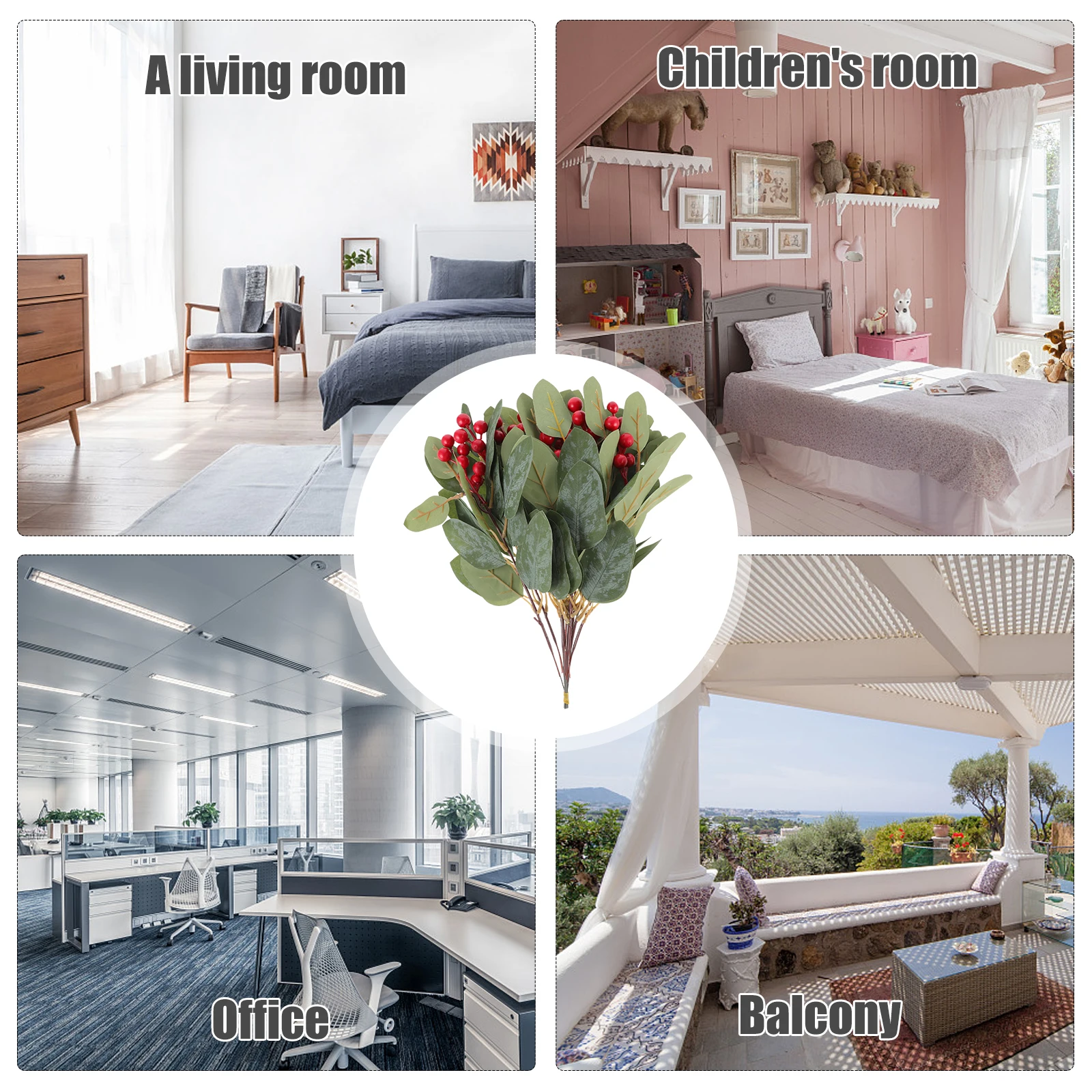 10Pcs High-Quality Artificial Eucalyptus Leaves Natural Looking Faux Leaf Decor for Dining Table Event Decoration
10Pcs High-Quality Artificial Eucalyptus Leaves Natural Looking Faux Leaf Decor for Dining Table Event Decoration