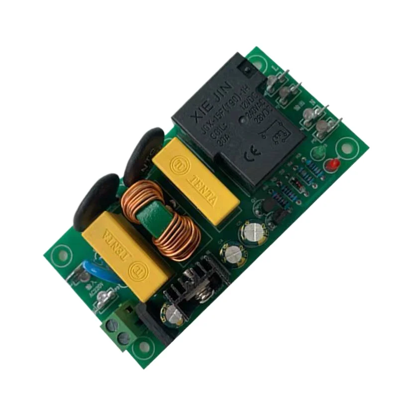 High-power amplifier board with soft start and delay, featuring emc high-frequency filtering circuitry
High-power amplifier board with soft start and delay, featuring emc high-frequency filtering circuitry