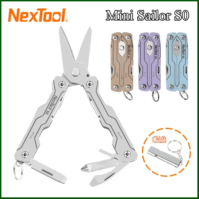 NexTool 8 In 1 Mini Sailor Scissors S0 Screwdriver Scissors Micro Multitools EDC Tools Portable Mini Pocket Folding Hand Tools
NexTool 8 In 1 Mini Sailor Scissors S0 Screwdriver Scissors Micro Multitools EDC Tools Portable Mini Pocket Folding Hand Tools