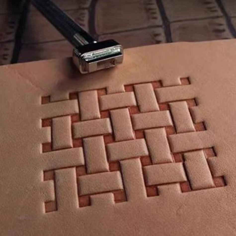 Leatherworking tools and hardware, precision steel engraving and embossing tools, woven pattern and lattice motif printing.
Leatherworking tools and hardware, precision steel engraving and embossing tools, woven pattern and lattice motif printing.