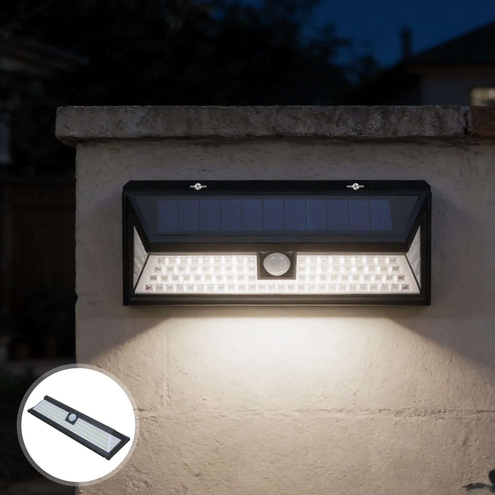 118 LED Solar Motion Sensor Night Light Outdoor Body Induction Wall Lamp Waterproof Garden Safety Light Bright Solar Powered
118 LED Solar Motion Sensor Night Light Outdoor Body Induction Wall Lamp Waterproof Garden Safety Light Bright Solar Powered
