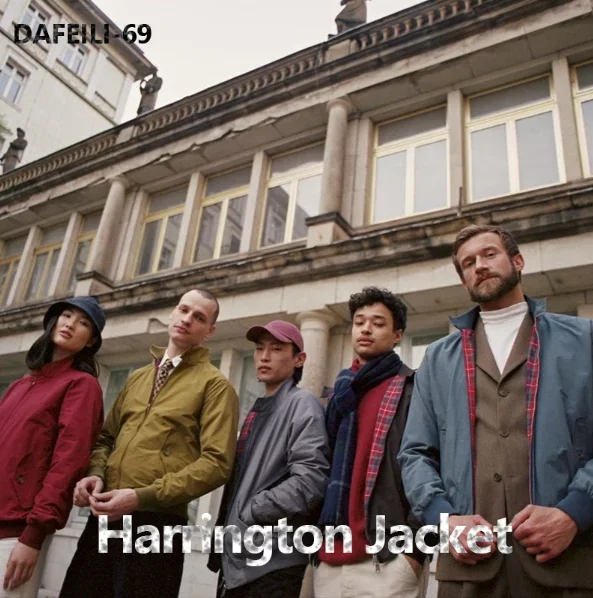 2026 Men's Spring & Autumn Harrington Jacket: Loose Vintage Style with Lapel, Locomotive Pilot Inspired, American Tooling Detail
2026 Men's Spring & Autumn Harrington Jacket: Loose Vintage Style with Lapel, Locomotive Pilot Inspired, American Tooling Detail