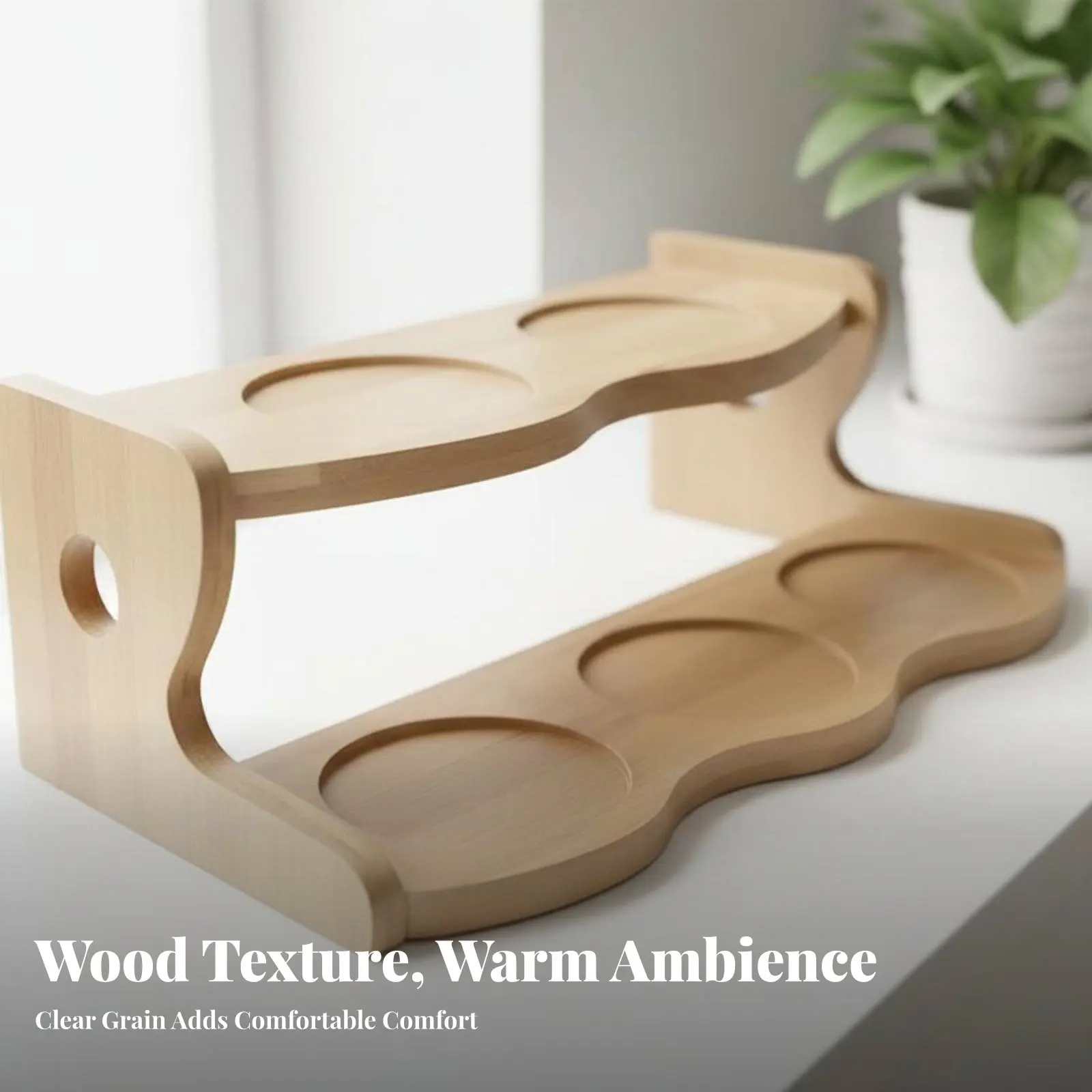 Tiered Pot Holder Space-Saving Plant Stand Natural Look Minimalist & design for Gardening lovers, Balcony, Desktop, Bay opening
Tiered Pot Holder Space-Saving Plant Stand Natural Look Minimalist & design for Gardening lovers, Balcony, Desktop, Bay opening