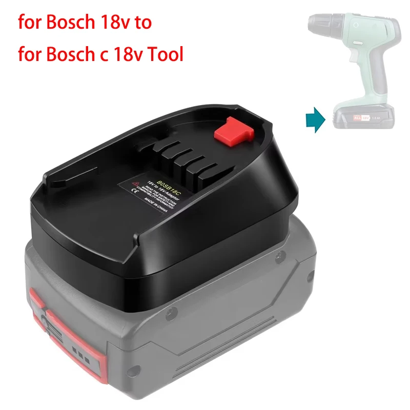 BOSB18C for Bosch 18v Li-ion Battery for Bosch C Tools Replacement 18V Green Blue Adapter Use Battery Converter
BOSB18C for Bosch 18v Li-ion Battery for Bosch C Tools Replacement 18V Green Blue Adapter Use Battery Converter