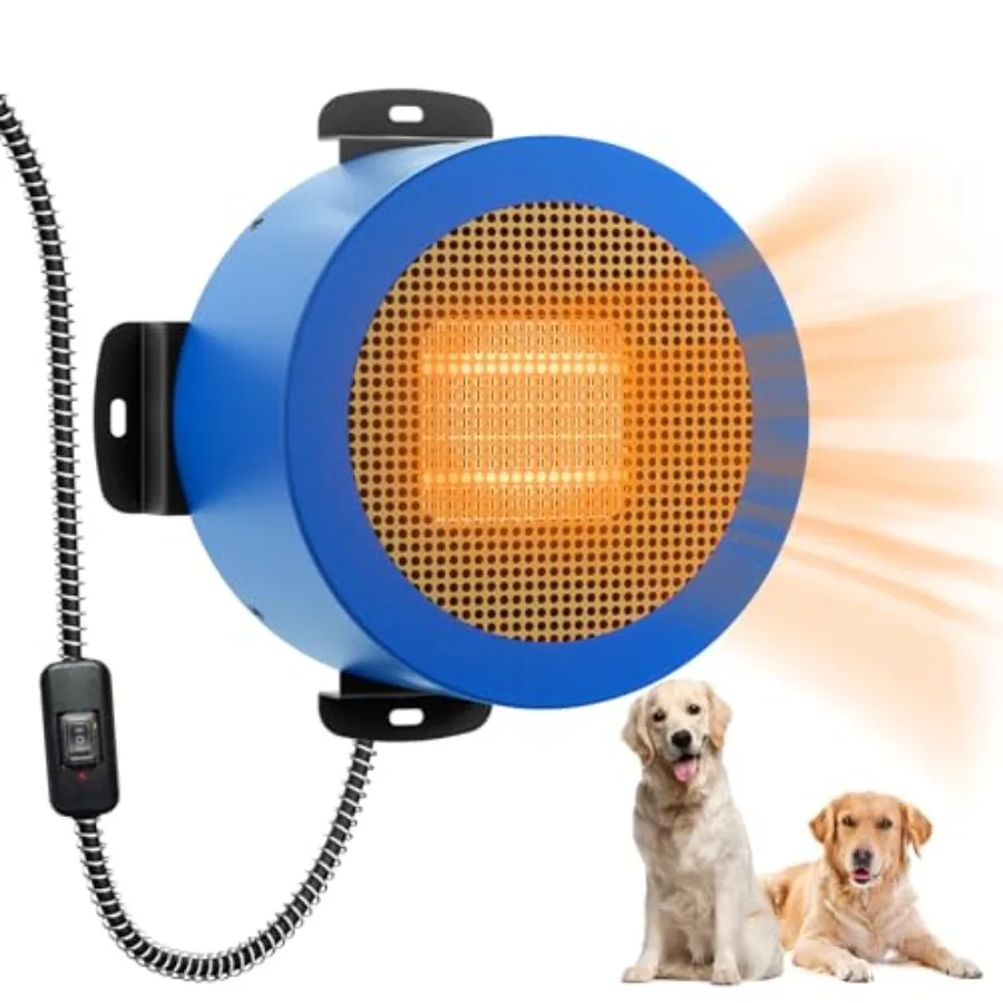 Neighborhood Dog House Heater 400W, Wall Mount, 10Feet Anti Bite Cord, Waterproof Control, Overheat Protection, Electric Warmer
Neighborhood Dog House Heater 400W, Wall Mount, 10Feet Anti Bite Cord, Waterproof Control, Overheat Protection, Electric Warmer