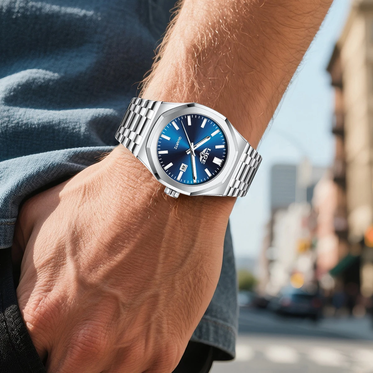 LIGE 2026 Men's watches Luxury Business Fashion Waterproof Luminous Calendar Men Watches Quartz men sports watches reloj hommes
LIGE 2026 Men's watches Luxury Business Fashion Waterproof Luminous Calendar Men Watches Quartz men sports watches reloj hommes