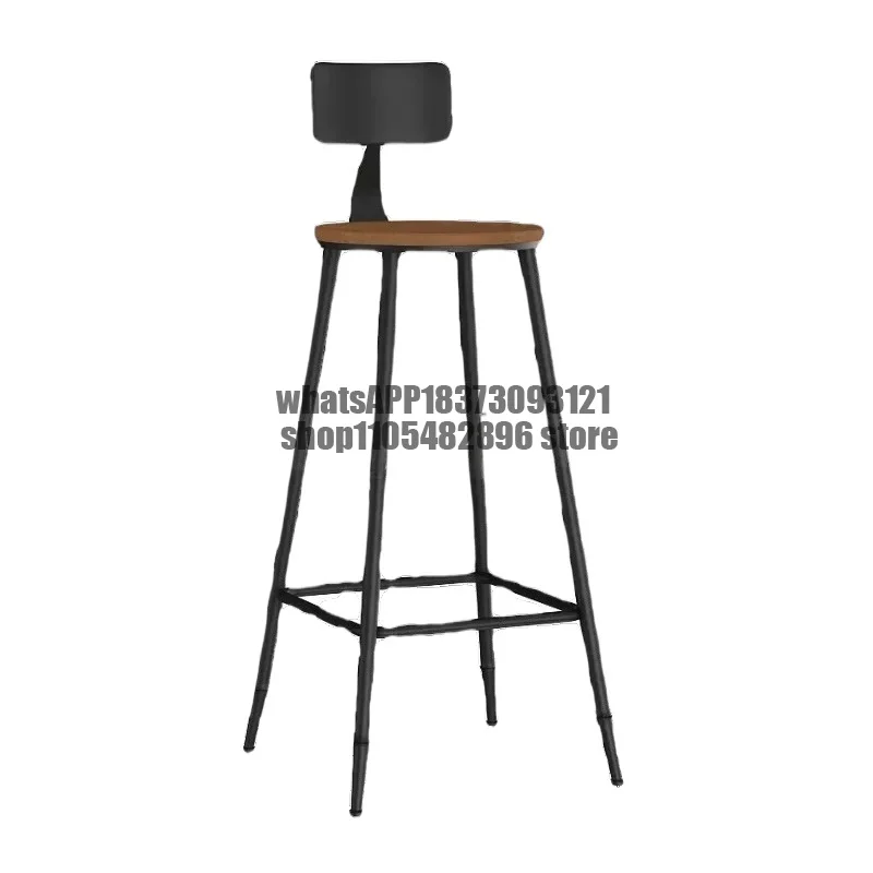 American Modern Minimalist Bar Stools Solid Wood Home Iron Luxury Round High Chair Tabourets De Bar Metal Accessories Furniture
American Modern Minimalist Bar Stools Solid Wood Home Iron Luxury Round High Chair Tabourets De Bar Metal Accessories Furniture