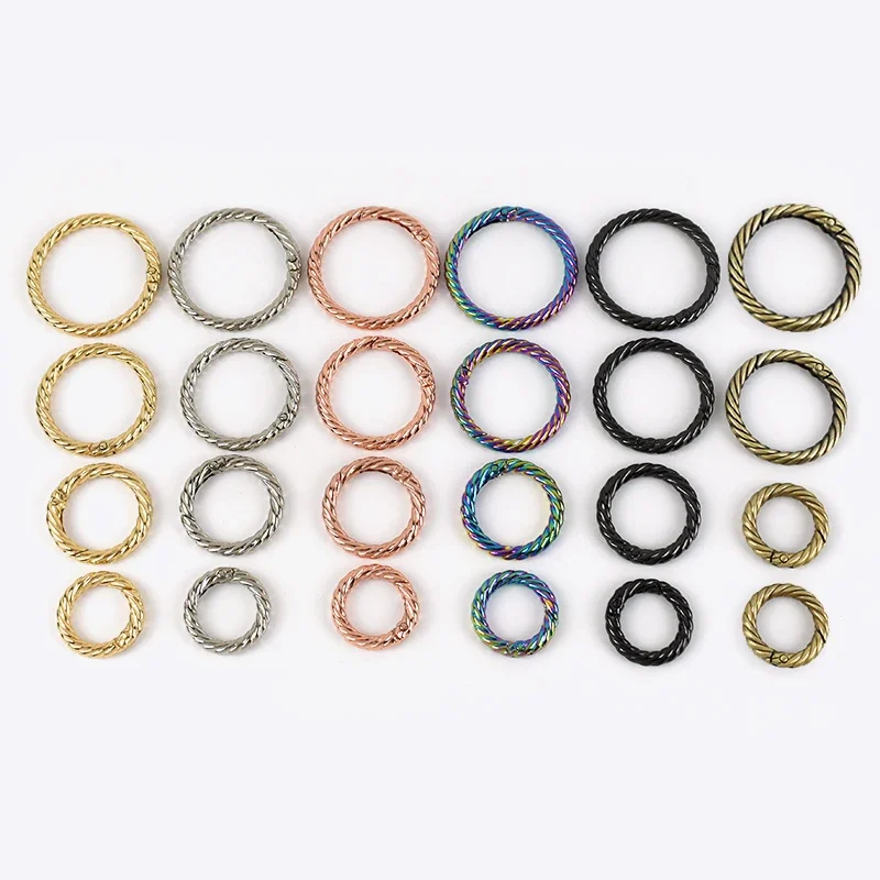 5/10Pcs Meetee 20/25/32/38mm Spring O Ring Metal Buckle Bag Chain Connect Snap Rings Hook Keyring Coil Clasp Sew Accessory
5/10Pcs Meetee 20/25/32/38mm Spring O Ring Metal Buckle Bag Chain Connect Snap Rings Hook Keyring Coil Clasp Sew Accessory