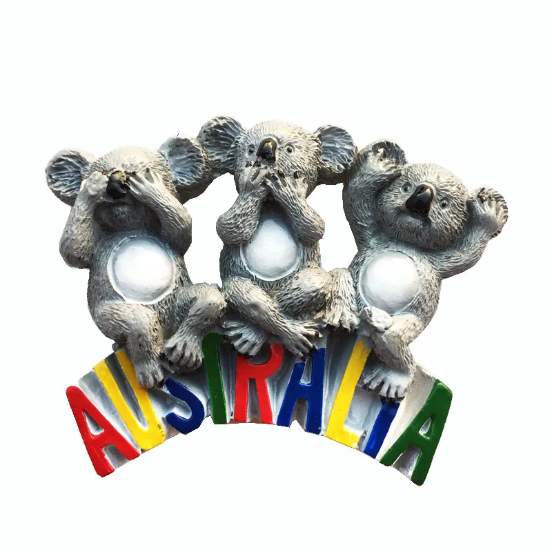 Koala Shaped Fridge Magnet, Resin Refrigerator Sticker, Travel Souvenir, Message Sticker
Koala Shaped Fridge Magnet, Resin Refrigerator Sticker, Travel Souvenir, Message Sticker