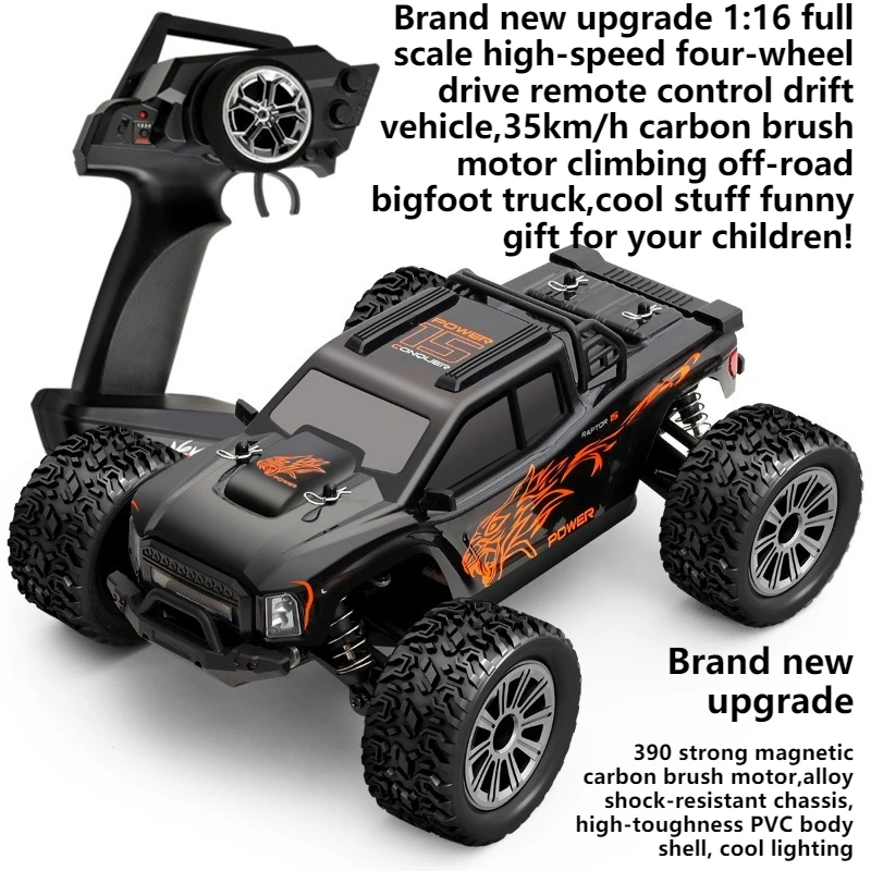 Cool Stuff Toy Car Funny Gift-1:16 Full Scale High Speed 4WD Rc Truck,Bigfoot Off-road Rc Drift Car,Monster Truck,Toys for Kids
Cool Stuff Toy Car Funny Gift-1:16 Full Scale High Speed 4WD Rc Truck,Bigfoot Off-road Rc Drift Car,Monster Truck,Toys for Kids