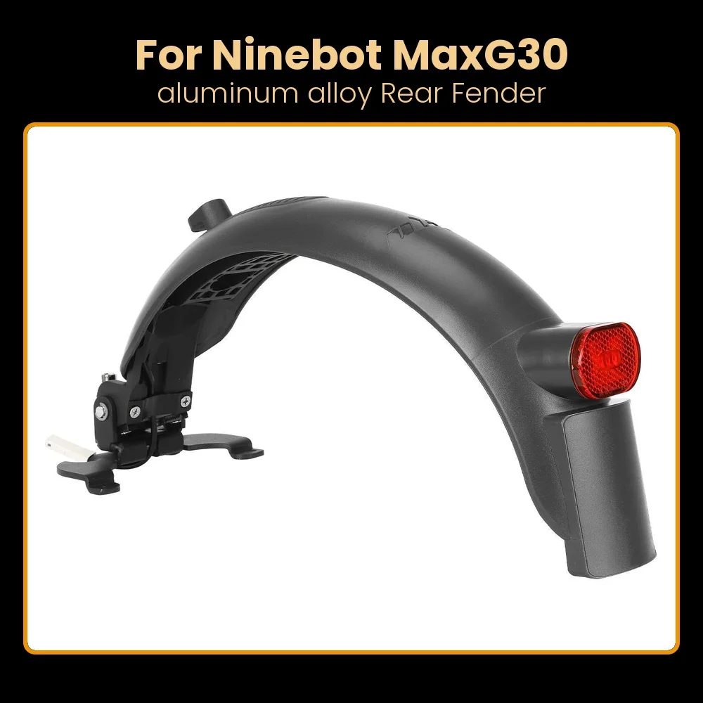 Premium Upgrade Rear Fender Mudguard with Brake Light For Ninebot Max G30 Electric Scooter Aluminum Alloy Wheel Guard Taillight
Premium Upgrade Rear Fender Mudguard with Brake Light For Ninebot Max G30 Electric Scooter Aluminum Alloy Wheel Guard Taillight