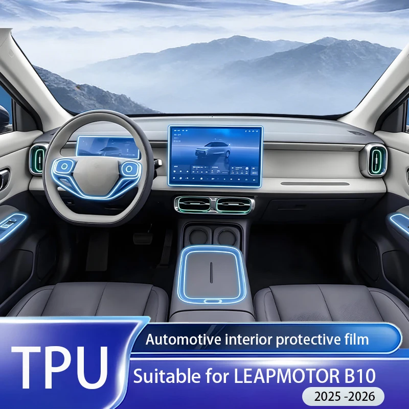 Fit for LEAPMOTOR B10 2025-2026 Transparent TPU PPF Film LCD GPS Screen Instrument Center Console Anti Scratch Interior Protect
Fit for LEAPMOTOR B10 2025-2026 Transparent TPU PPF Film LCD GPS Screen Instrument Center Console Anti Scratch Interior Protect