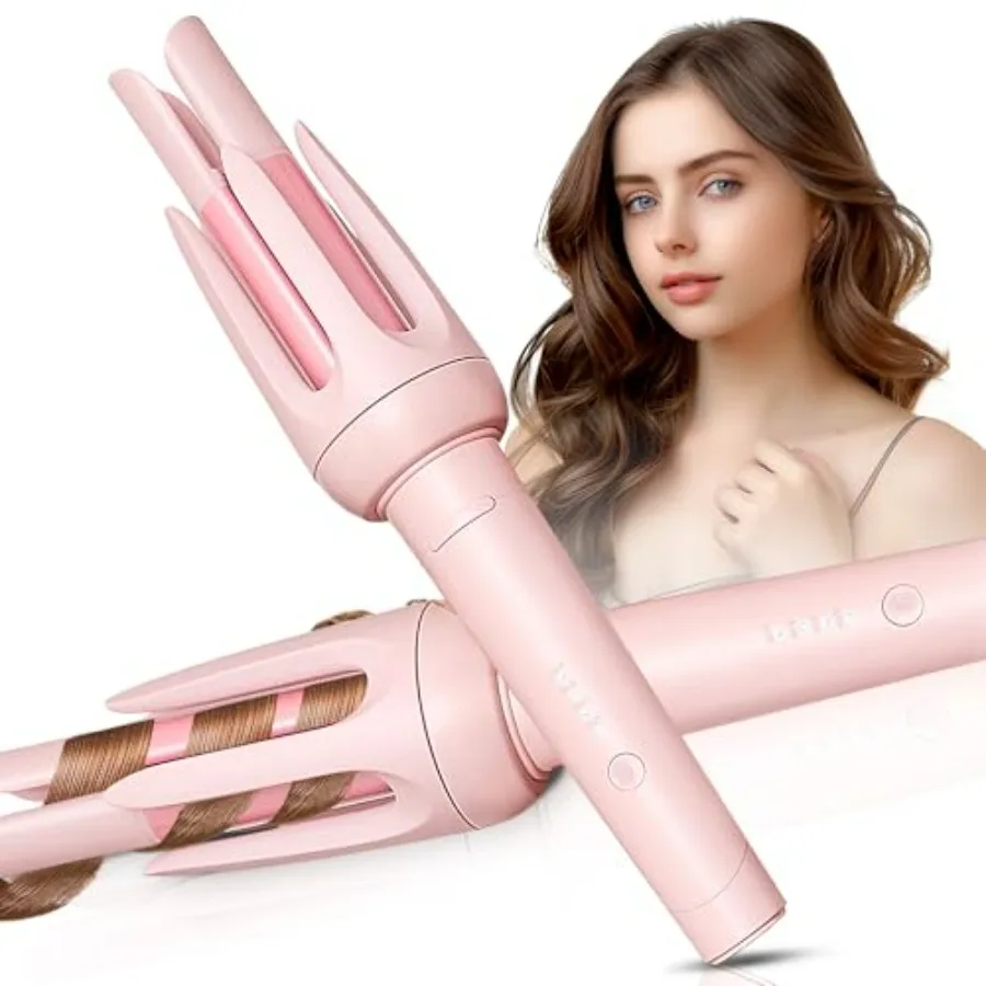 Auto Hair Curler, Automatic Curling Iron with 4 Temperature and 3 Timer, Automatic Shut-Off, Anti-Scald, Anti-Tangle Rotating C
Auto Hair Curler, Automatic Curling Iron with 4 Temperature and 3 Timer, Automatic Shut-Off, Anti-Scald, Anti-Tangle Rotating C