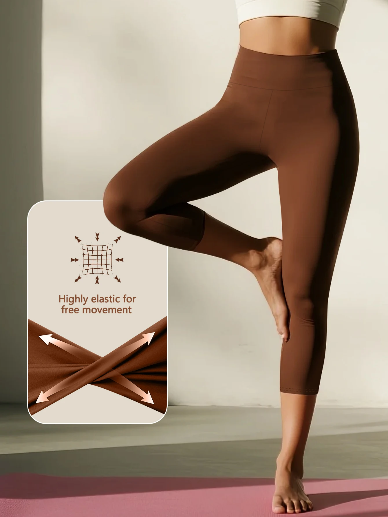 Женские шорты-капри для йоги и бега, однотонные, облегающие, удобные, универсальные, для спортзала, тренировок и повседневной носки
Женские шорты-капри для йоги и бега, однотонные, облегающие, удобные, универсальные, для спортзала, тренировок и повседневной носки