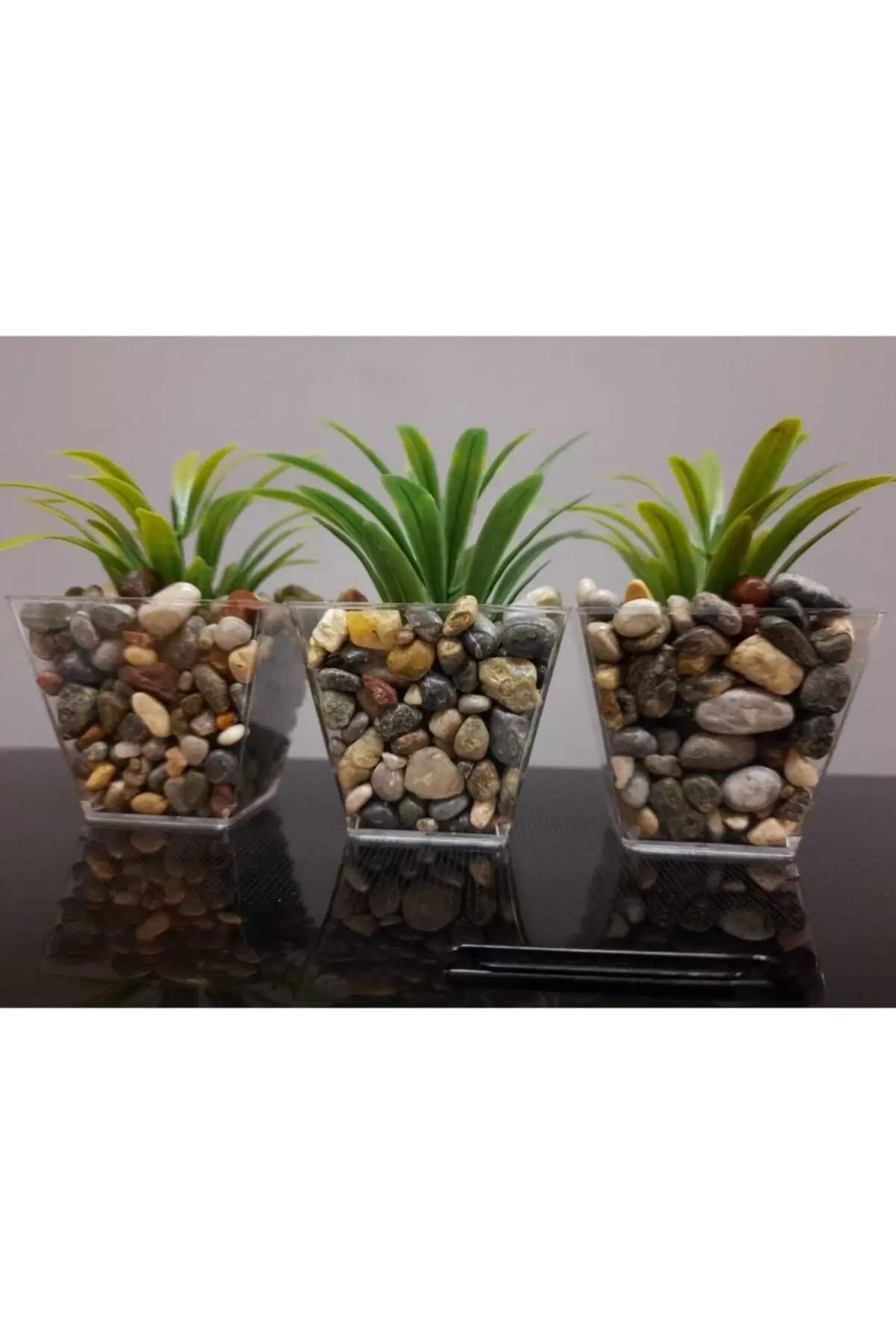 3 Piece Pebble Pot Artificial Greenery Artificial Flower 6cm x 10cm artificial plant set desktop decor interior design
3 Piece Pebble Pot Artificial Greenery Artificial Flower 6cm x 10cm artificial plant set desktop decor interior design