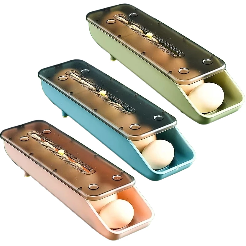 Refrigerator Egg Storage Box Automatic Scrolling Egg Holder Household Large Capacity Kitchen Dedicated Roll Off Egg Storage
Refrigerator Egg Storage Box Automatic Scrolling Egg Holder Household Large Capacity Kitchen Dedicated Roll Off Egg Storage