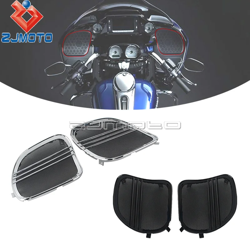 For Harley Road Glide FLTRK FLTRX FLTRXSE 2015-Up Tri-Line Speaker Cover Black Chrome Standard And Boom! Audio Stage I Speakers
For Harley Road Glide FLTRK FLTRX FLTRXSE 2015-Up Tri-Line Speaker Cover Black Chrome Standard And Boom! Audio Stage I Speakers