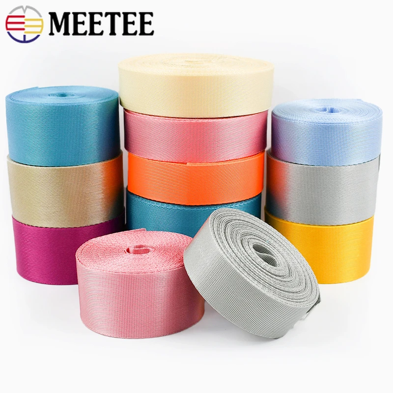 8Meters Meetee 20-50mm Colorful Nylon Webbing Tape Garment Backpack Strap Dog Collar Belt Decor Ribbon Band Sewing Accessories
8Meters Meetee 20-50mm Colorful Nylon Webbing Tape Garment Backpack Strap Dog Collar Belt Decor Ribbon Band Sewing Accessories