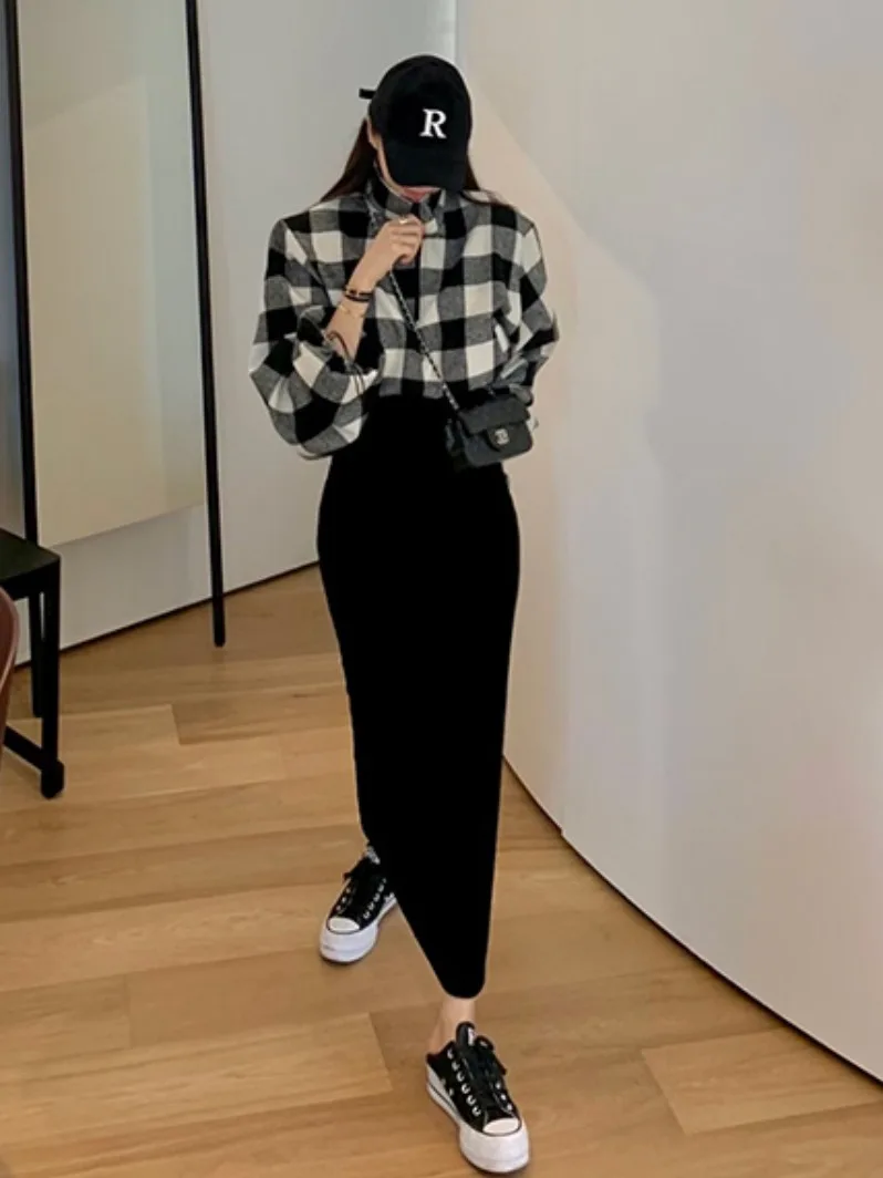 Corduroy Asymmetrical High Waist Midi Skirt Women's Autumn Winter Slimming One Step Hip Covering Bodycon Skirt Street Sle
Corduroy Asymmetrical High Waist Midi Skirt Women's Autumn Winter Slimming One Step Hip Covering Bodycon Skirt Street Sle