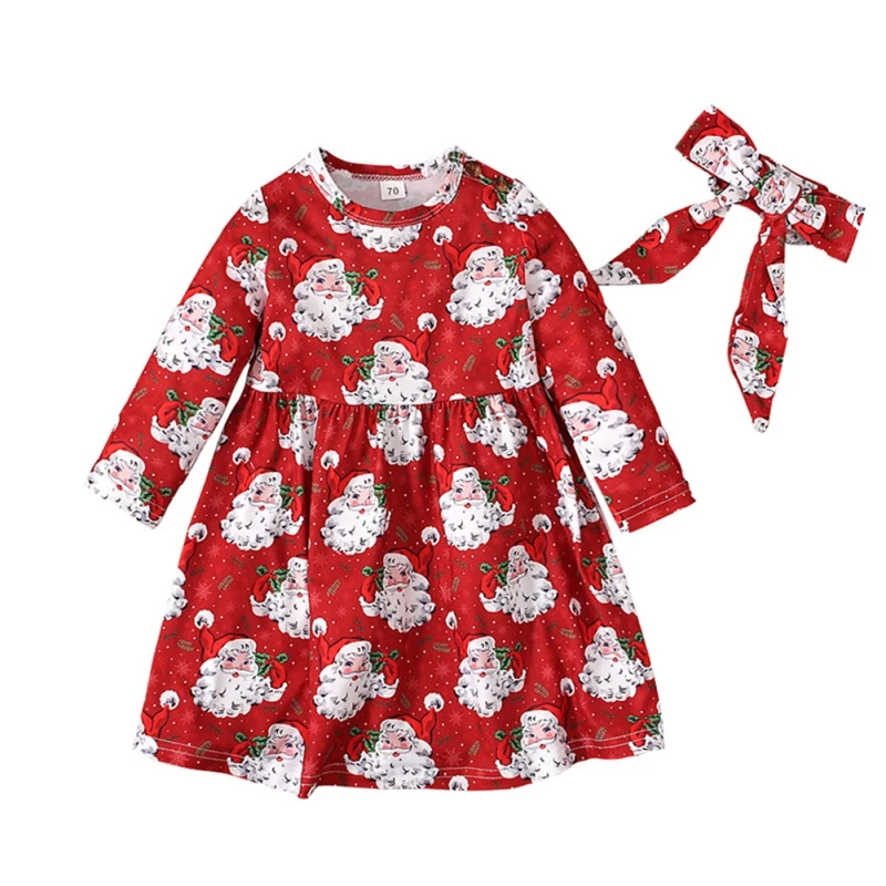 Children's Girls Spring Autumn Long Sleeved Striped Santa Casual Dress+Headscarf Two-Piece Set Children's Clothing
Children's Girls Spring Autumn Long Sleeved Striped Santa Casual Dress+Headscarf Two-Piece Set Children's Clothing