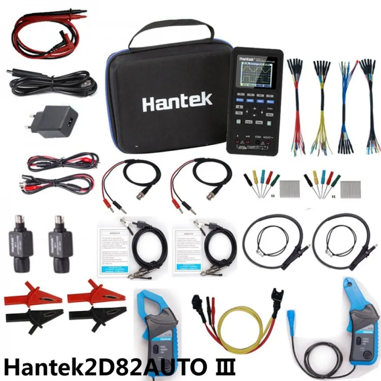 Hantek2D82AUTO III 4-In-1 Automotive Diagnostic Signal Source Digital Automotive Oscilloscope Multimeter Kit
Hantek2D82AUTO III 4-In-1 Automotive Diagnostic Signal Source Digital Automotive Oscilloscope Multimeter Kit