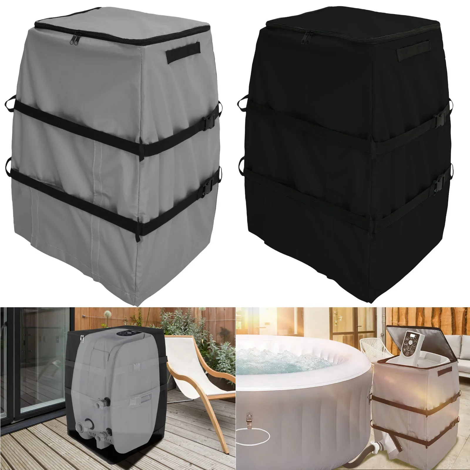 Hot Tub Spa Heater Pump Cover Universal Water Heater Protective Waterproof Insulated Pump Cover For Hot Tub Outdoor Pool Parts
Hot Tub Spa Heater Pump Cover Universal Water Heater Protective Waterproof Insulated Pump Cover For Hot Tub Outdoor Pool Parts