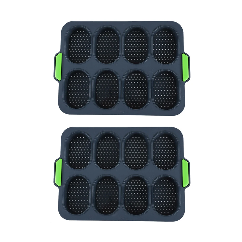 2PCS Silicone French Roll Mold Silicone Small Bread Baking Mold Food-grade Silicone Molds Non-stick Silicone Baking Mold Househo
2PCS Silicone French Roll Mold Silicone Small Bread Baking Mold Food-grade Silicone Molds Non-stick Silicone Baking Mold Househo