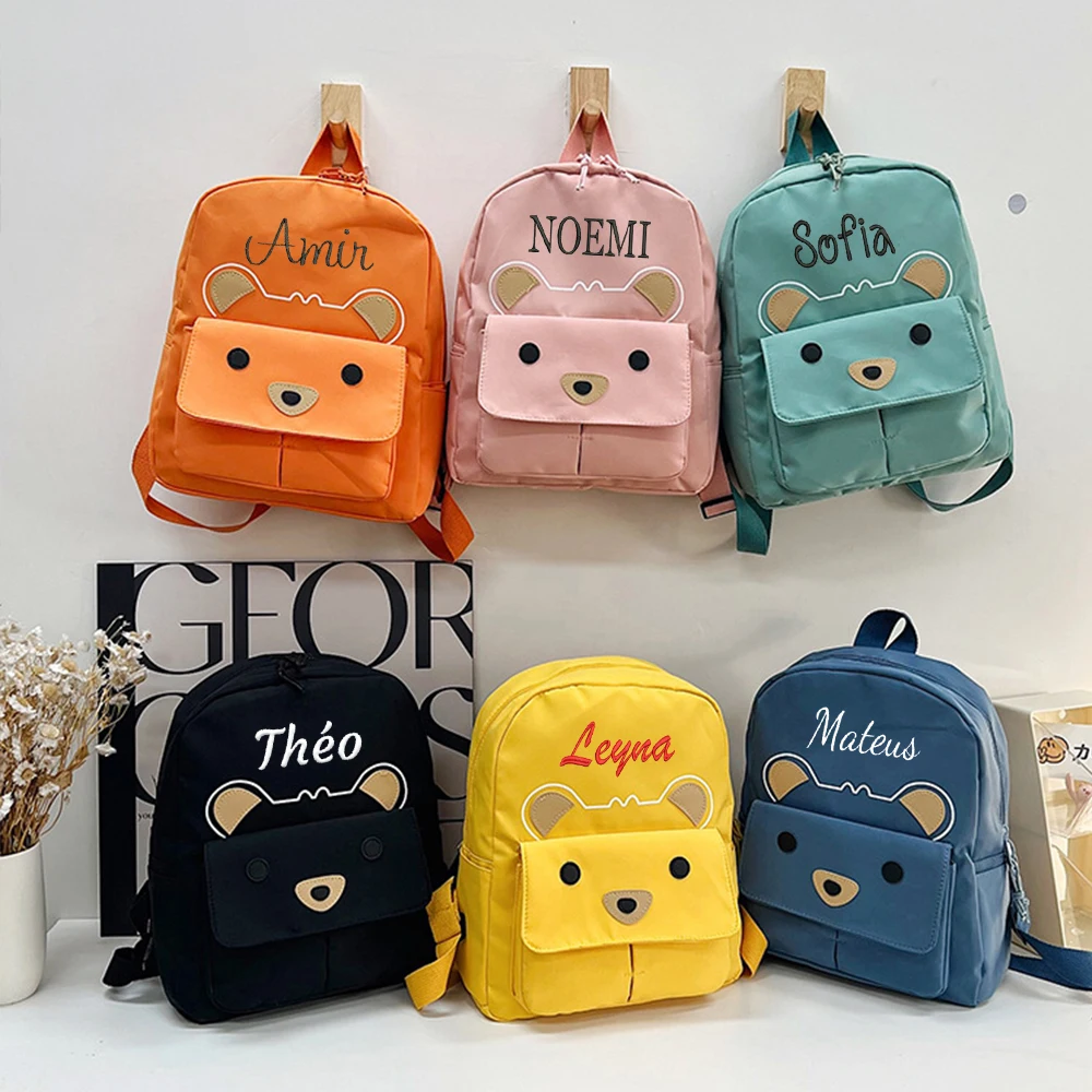 New Solid Color Cartoon Children's Bag Personalized Name Kid's Backpack Multi Functional Outdoor Backpack with Embroidered Name
New Solid Color Cartoon Children's Bag Personalized Name Kid's Backpack Multi Functional Outdoor Backpack with Embroidered Name