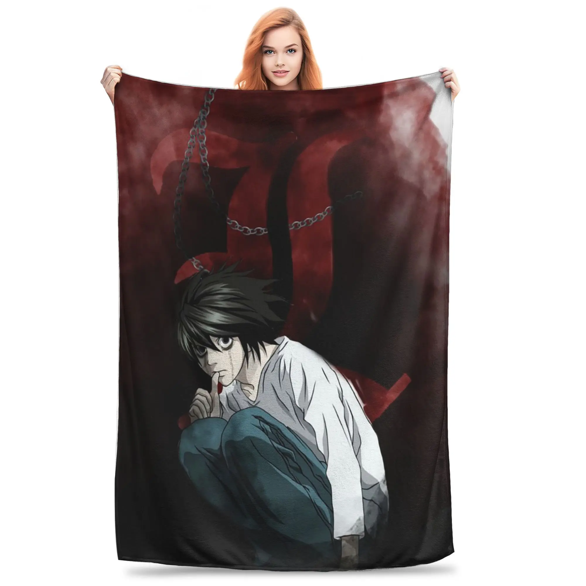 Flannel Throw Blanket L Lawlet death Notes Warm Plush Blankets Soft Bedding for Bed Living room Home Travel Couch
Flannel Throw Blanket L Lawlet death Notes Warm Plush Blankets Soft Bedding for Bed Living room Home Travel Couch