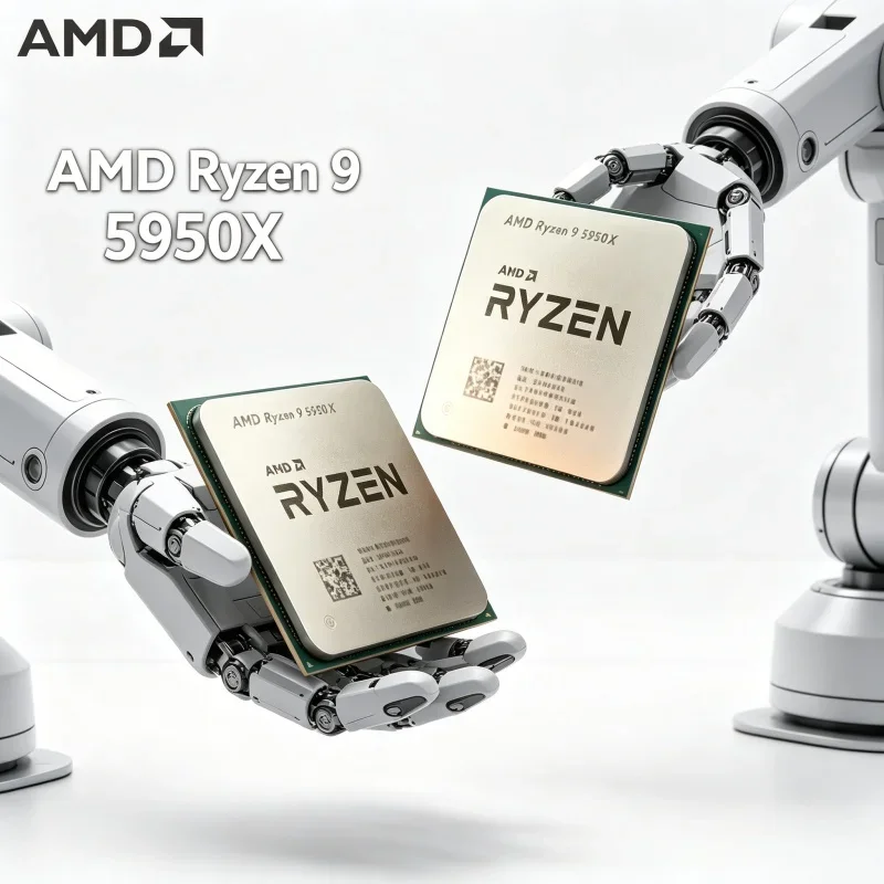 AMD High Performance AMD R9 5950X Desktop CPU AM4 16 Core 32 Thread 3.4-4.9GHz 105W Loose Chip For Gaming & Video Editing PC
AMD High Performance AMD R9 5950X Desktop CPU AM4 16 Core 32 Thread 3.4-4.9GHz 105W Loose Chip For Gaming & Video Editing PC