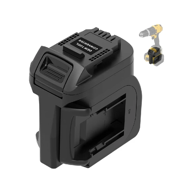 Адаптер для Dewalt 2-в-1 для двух аккумуляторов 20 В, конвертируемый в беспроводный электроинструмент Dewalt 20 В, двойная емкость аккумулятора
Адаптер для Dewalt 2-в-1 для двух аккумуляторов 20 В, конвертируемый в беспроводный электроинструмент Dewalt 20 В, двойная емкость аккумулятора