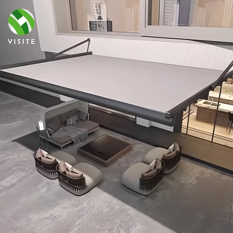 YST Factory Outdoor Markiza Магазин Телескопический тент со складными ручками Электрический водонепроницаемый тент из алюминиевого сплава
YST Factory Outdoor Markiza Магазин Телескопический тент со складными ручками Электрический водонепроницаемый тент из алюминиевого сплава
