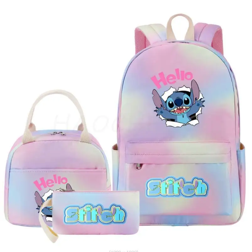 3Pcs Lilo And Stitch Disney Backpack For Kids Primary Children School Bags Teenages Boy Girls School Backpacks Students Mochilas
3Pcs Lilo And Stitch Disney Backpack For Kids Primary Children School Bags Teenages Boy Girls School Backpacks Students Mochilas