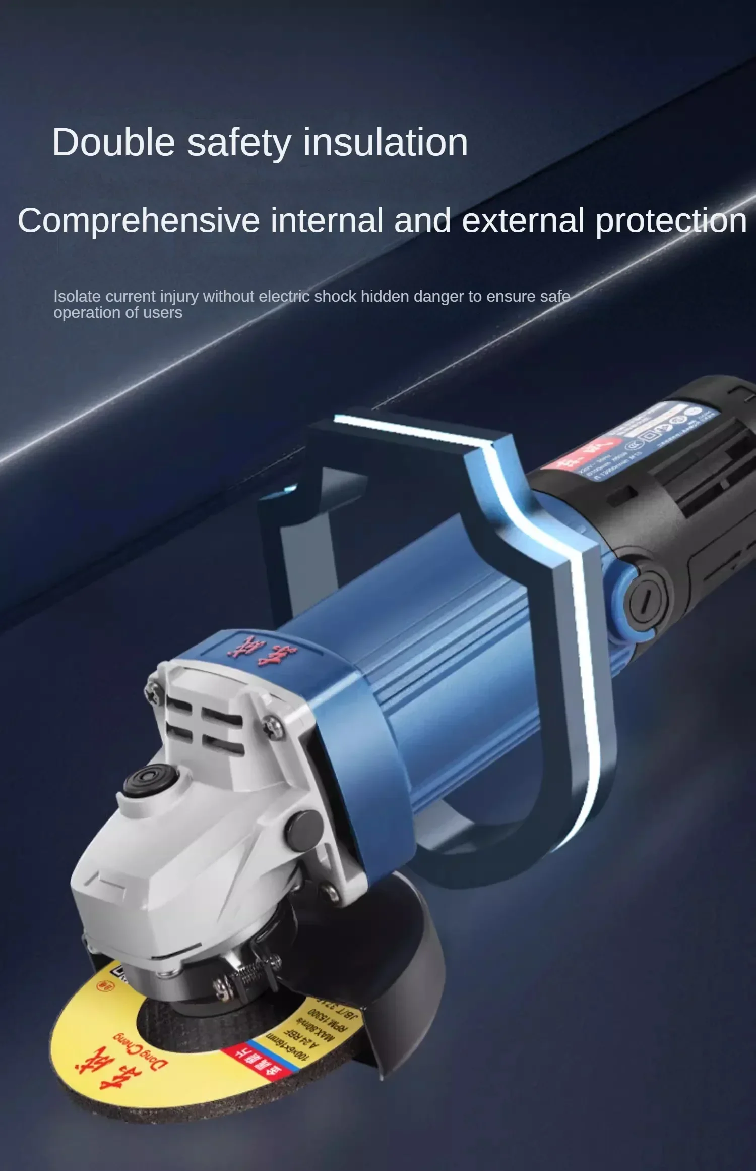 220V Powerful Electric Angle Grinder by Dongcheng - Perfect for Polishing and Grinding
220V Powerful Electric Angle Grinder by Dongcheng - Perfect for Polishing and Grinding