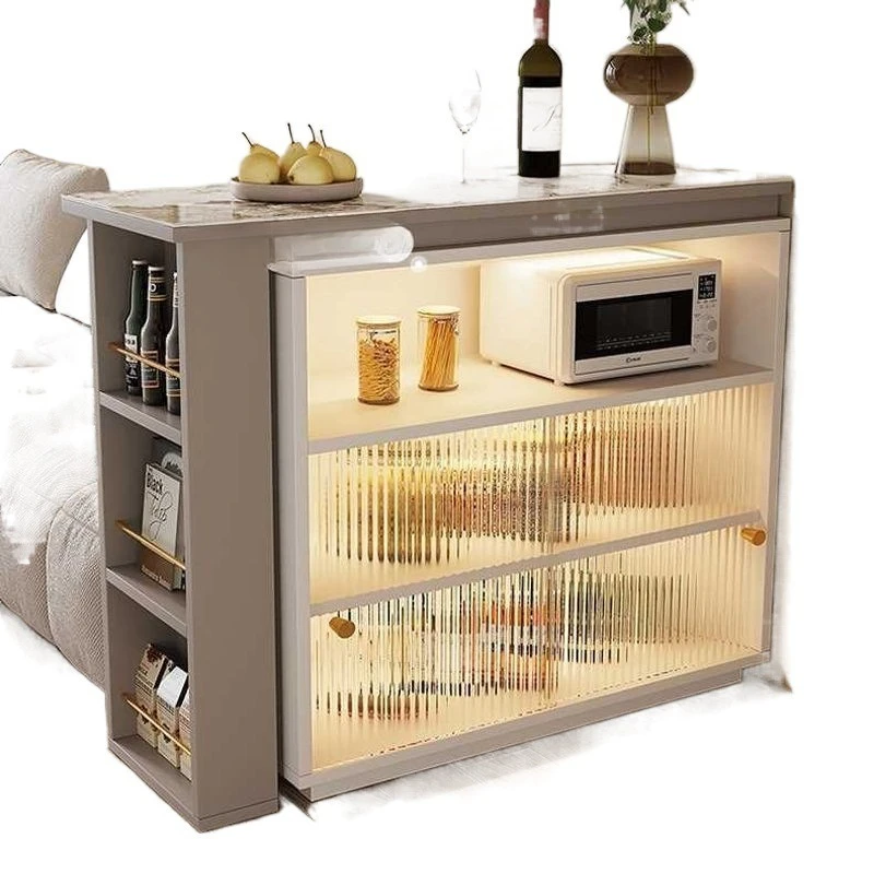 Italian light luxury rock slab bar counter cream wind simple partition integrated living room household telescopic corner dining
Italian light luxury rock slab bar counter cream wind simple partition integrated living room household telescopic corner dining