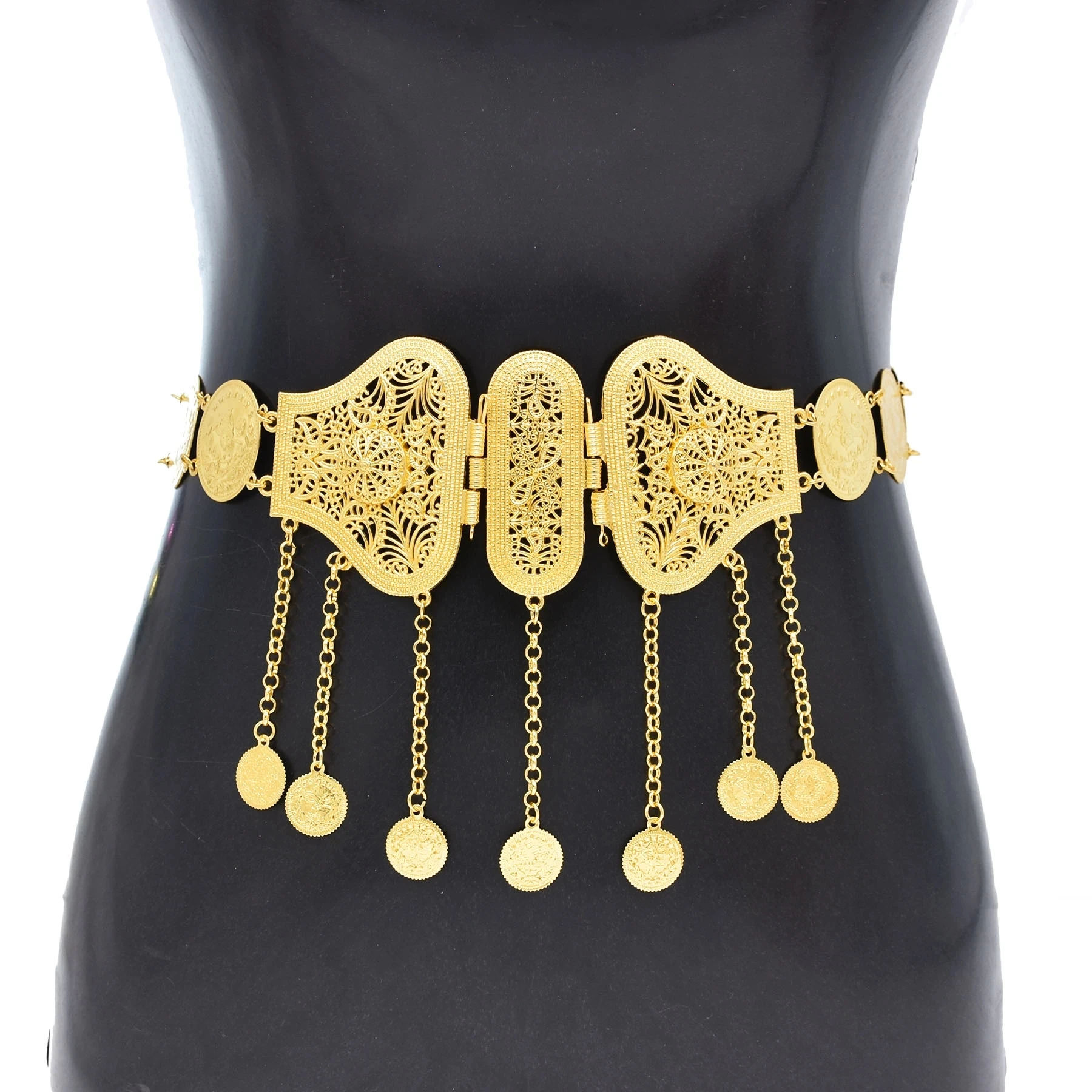 Niche design sense coin tassel waist chain golden engraving hollow Afghan sexy belly dance chain women jewelry gift
Niche design sense coin tassel waist chain golden engraving hollow Afghan sexy belly dance chain women jewelry gift
