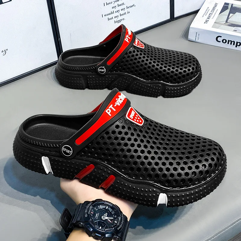 Hole shoes men's summer sandals Baotou drag new thick-soled lightweight sandals outdoor home beach shoes men
Hole shoes men's summer sandals Baotou drag new thick-soled lightweight sandals outdoor home beach shoes men