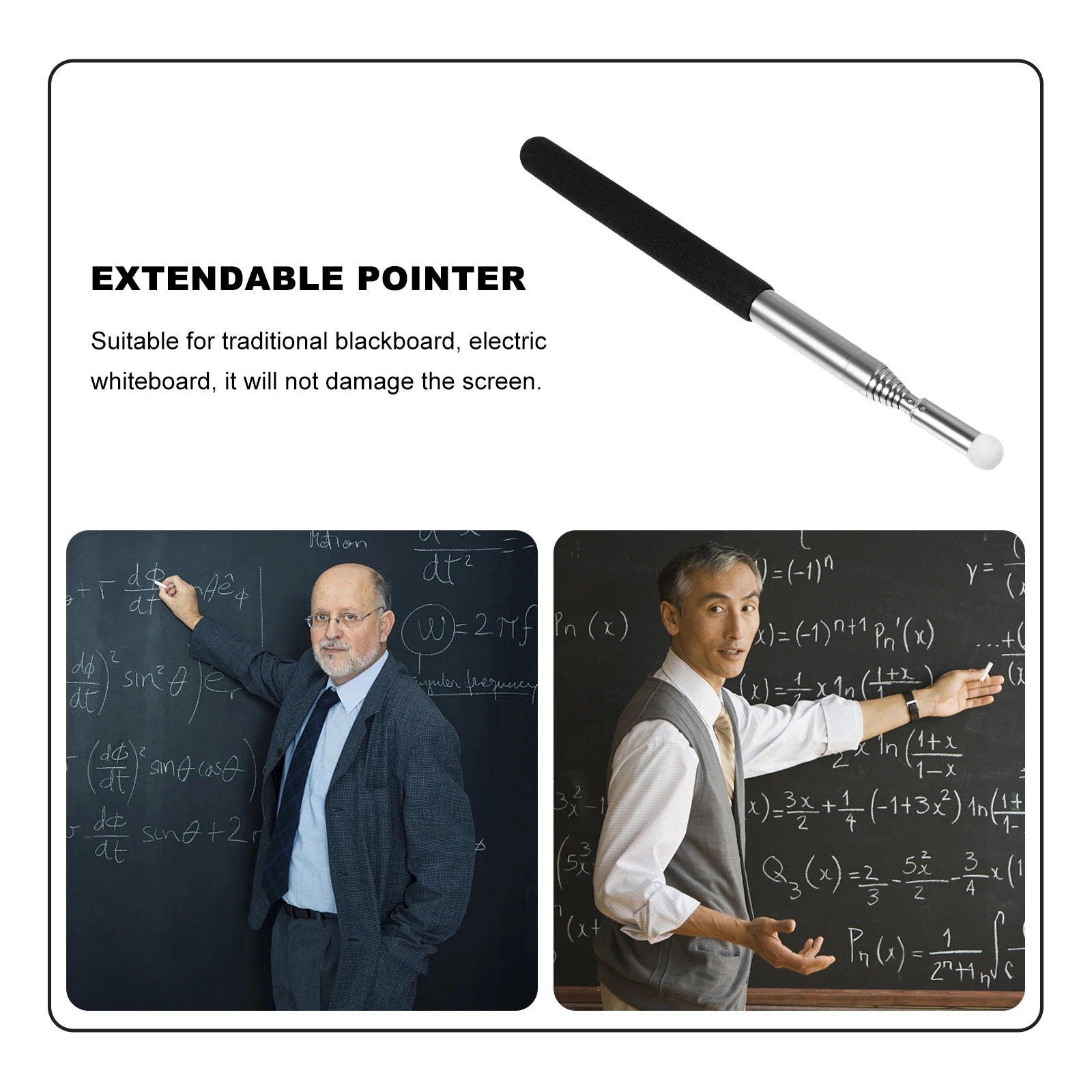 Extendable Pointer 39 Inch Retractable Stylus White Board Handheld Presenter Telescopic Classroom Teaching Equipment 
Extendable Pointer 39 Inch Retractable Stylus White Board Handheld Presenter Telescopic Classroom Teaching Equipment