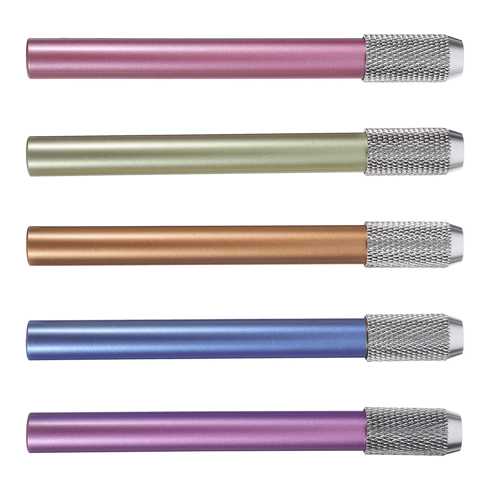 5 Pcs Pencil Extender Short Pencils Extenders Stationery Colored Accessory Metal Holder Extension
5 Pcs Pencil Extender Short Pencils Extenders Stationery Colored Accessory Metal Holder Extension