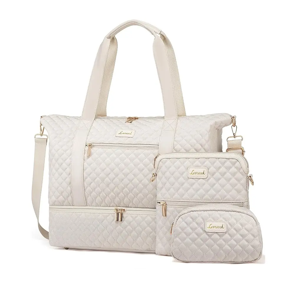 Weekender Bags for Women, Travel Duffle Bag with Shoe Compartment, Gym Duffel Bag with Makeup Bag Carry-on Tote Bag for Airp
Weekender Bags for Women, Travel Duffle Bag with Shoe Compartment, Gym Duffel Bag with Makeup Bag Carry-on Tote Bag for Airp