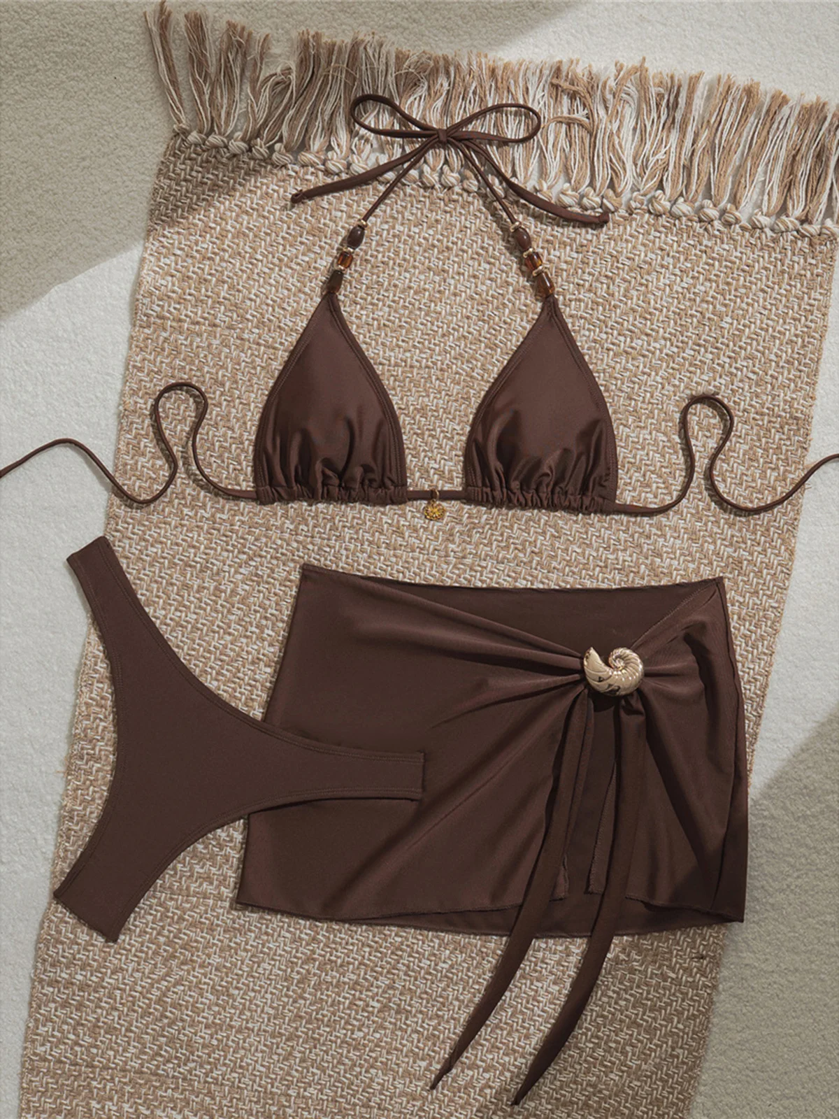 With Skirt Halter Bikini Women Swimwear Female Swimsuit Brazilian Padded Bather Bathing Suit Swim Three-pieces Bikini set
With Skirt Halter Bikini Women Swimwear Female Swimsuit Brazilian Padded Bather Bathing Suit Swim Three-pieces Bikini set