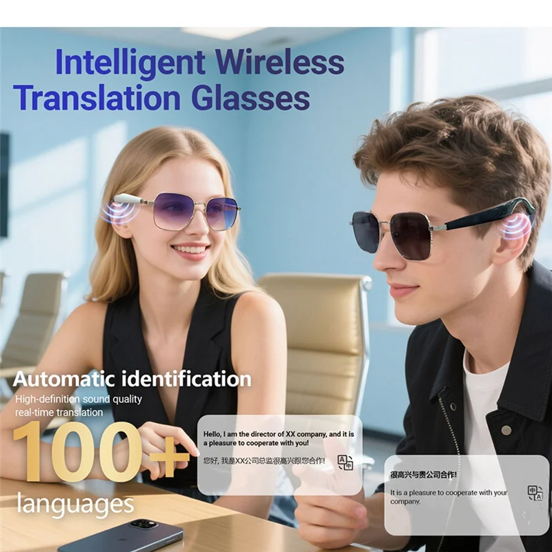 A37Q-Bluetooth Smart Sunglasses Music Glasses Outdoor Sports Glasses Waterproof Anti-UV Bluetooth Call AI Glasses For Men Women
A37Q-Bluetooth Smart Sunglasses Music Glasses Outdoor Sports Glasses Waterproof Anti-UV Bluetooth Call AI Glasses For Men Women