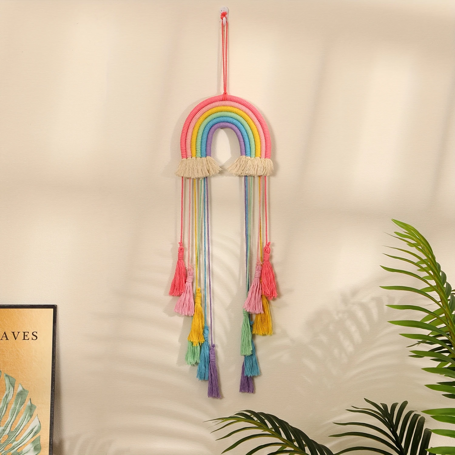 1PC Handwoven Wall Hanging with Vibrant Tassels - Bohemian Style Decor for any Room
1PC Handwoven Wall Hanging with Vibrant Tassels - Bohemian Style Decor for any Room