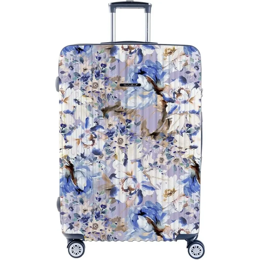 TSA Lock ABS+PC Hardside Luggages with Spinner Wheels, hard shell Carry on. German Design (Purple Flower, 22)
TSA Lock ABS+PC Hardside Luggages with Spinner Wheels, hard shell Carry on. German Design (Purple Flower, 22)