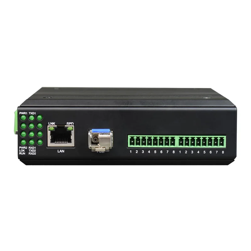 10/100M Ethernet to RS232 RS422 RS485 Converter 4-Channel Fiber to Serial Telecommunications Server Product
10/100M Ethernet to RS232 RS422 RS485 Converter 4-Channel Fiber to Serial Telecommunications Server Product